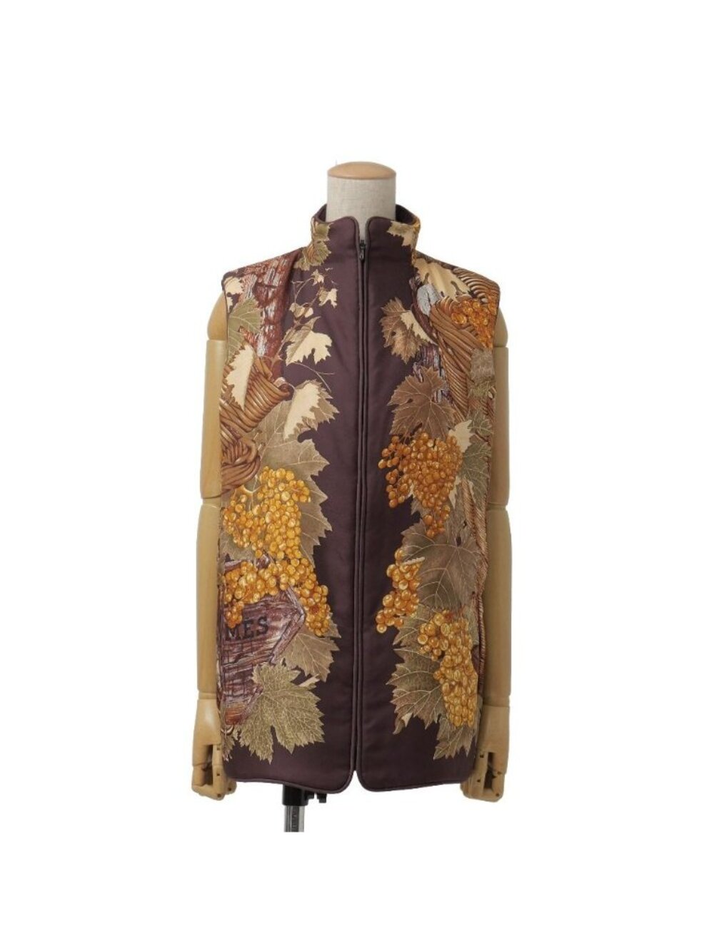 Hermes Vintage Vendanges Grape Harvest Twillaine Vest SM Martin Margiela